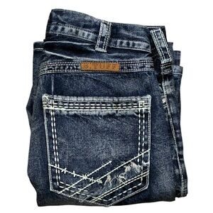 B. Tuff “Torque” Jeans Men 31x34 Medium Wash Western Denim EUC